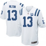 T.Y. Hilton Men's Jersey : Nike Indianapolis Colts 13 Game White Road 30th Seasons Patch Jersey