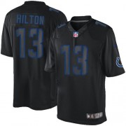 T.Y. Hilton Men's Jersey : Nike Indianapolis Colts 13 Limited Black Impact Jersey