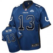 T.Y. Hilton Men's Jersey : Nike Indianapolis Colts 13 Limited Royal BLue Drift Fashion 30th Seasons Patch Jersey