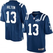 T.Y. Hilton Men's Jersey : Nike Indianapolis Colts 13 Limited Royal Blue Team Color Home 30th Seasons Patch Jersey