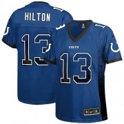 T.Y. Hilton Women's Jersey : Nike Indianapolis Colts 13 Elite Blue Drift Fashion Jersey